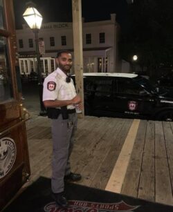 parking lot security guard